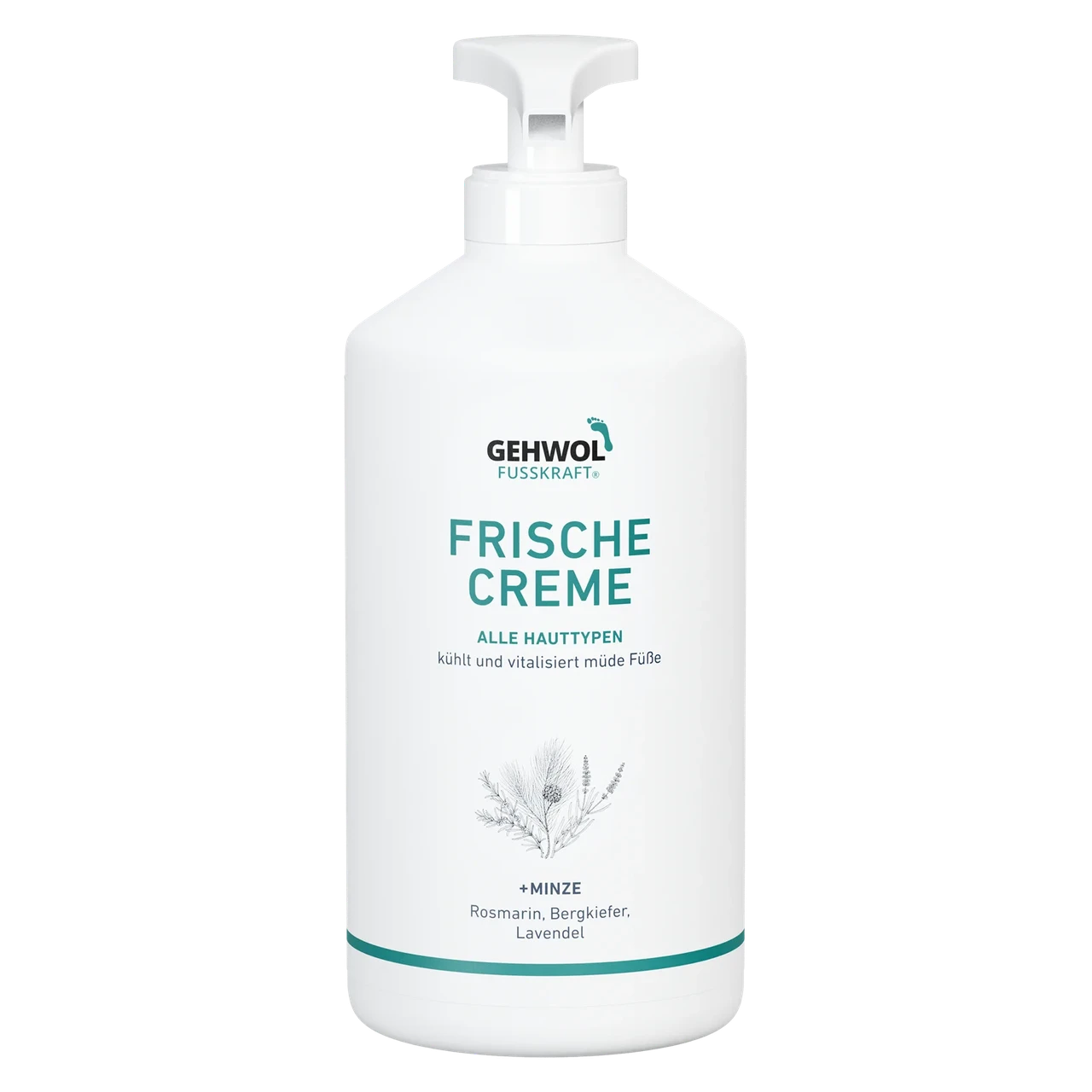 Мятный бальзам ног Gehwol Fusskraft Refreshing Cream 500 мл