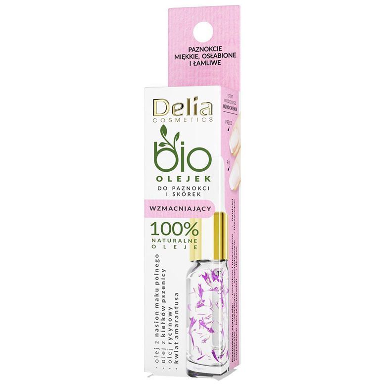 Масло для ногтей и кутикул Укрепляющее Delia Cosmetics Bio Oil 11мл