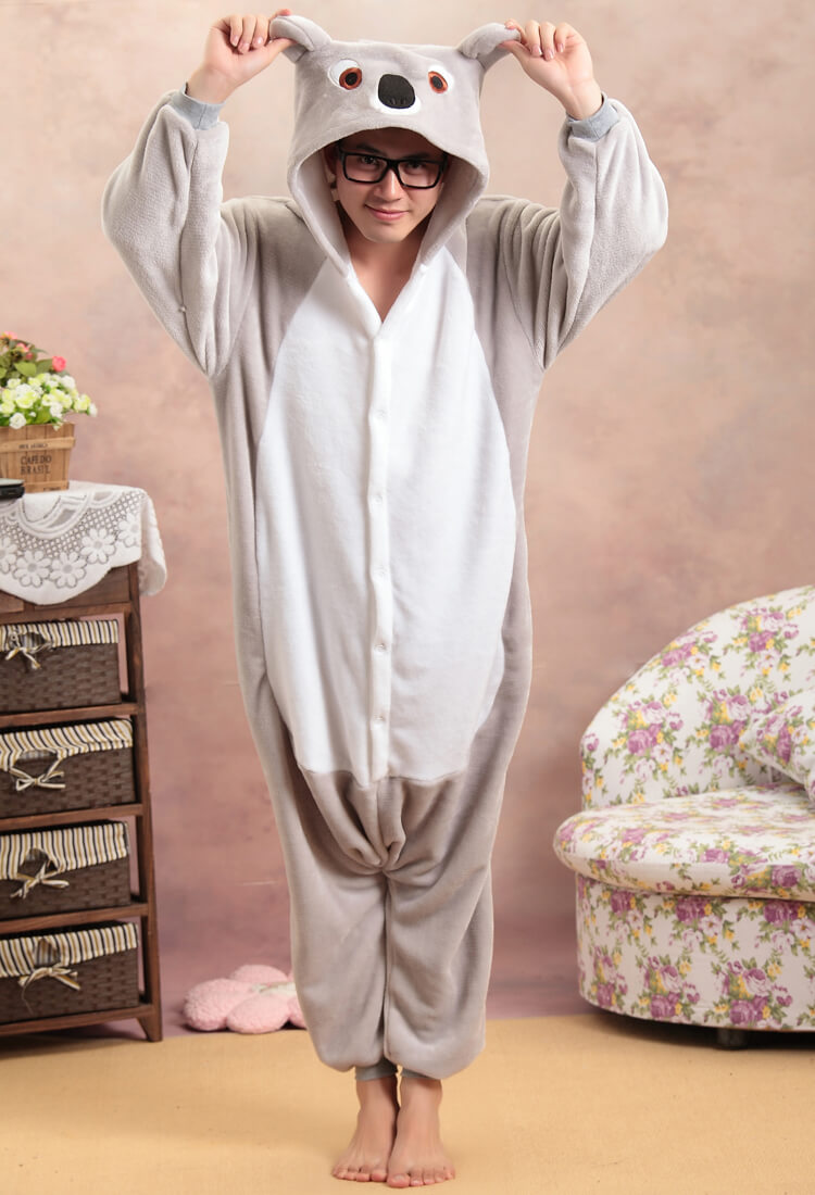 Пижама Кигуруми взрослая BearWear Коала L - рост 165 - 175 см Серый (K1W1-0045-L)