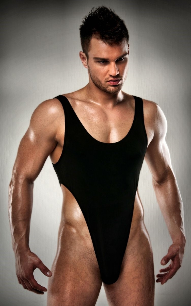 Чоловічий боді Passion 010 BODY L/XL Чорний (PSM0101)