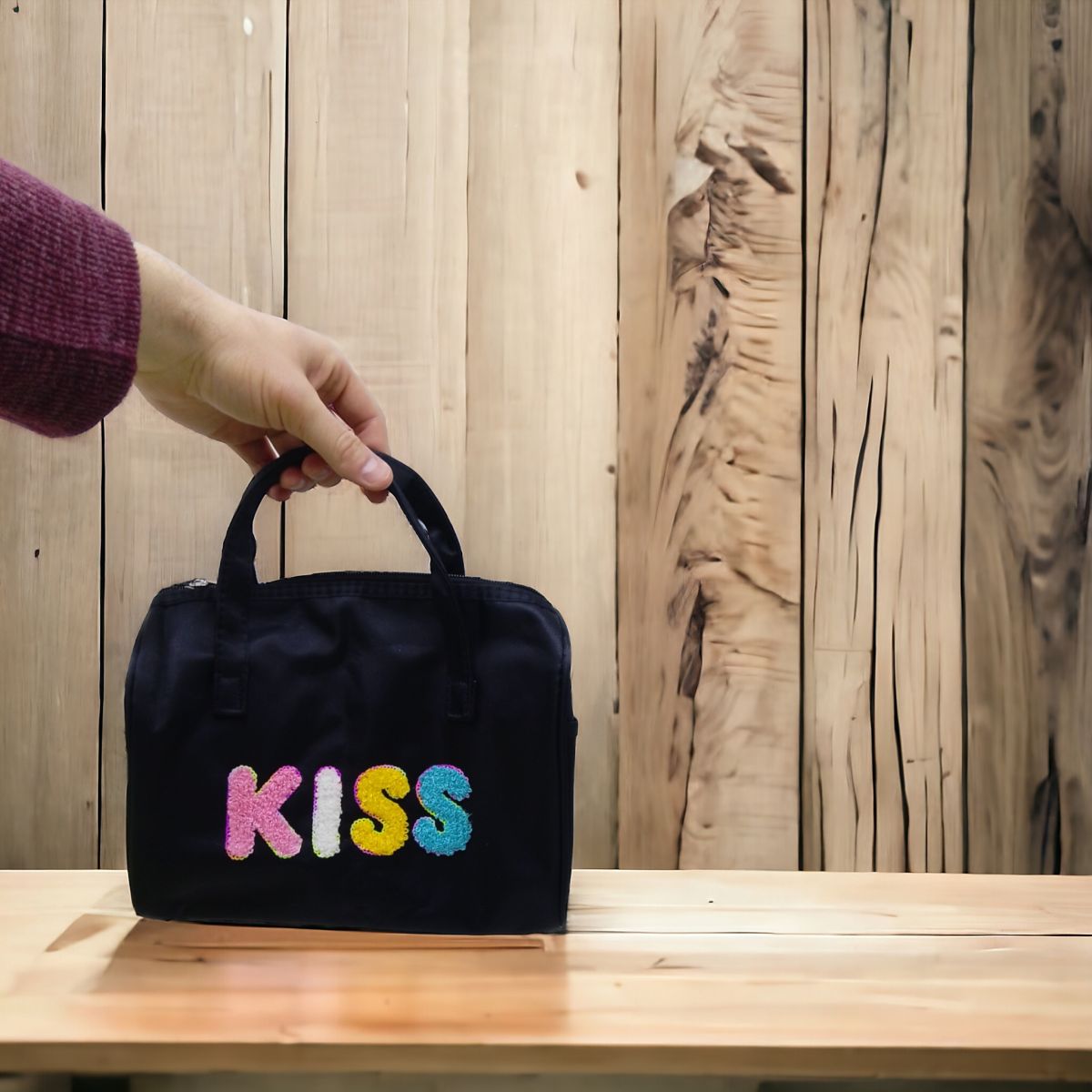 Сумка дитяча Kiss 23х26 см чорний Mic (K12106)