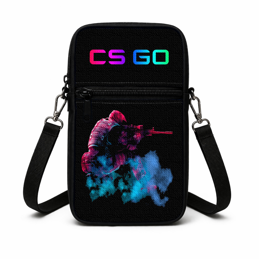 Дитяча сумка через плече з принтом Counter-Strike, 19×10×5 см