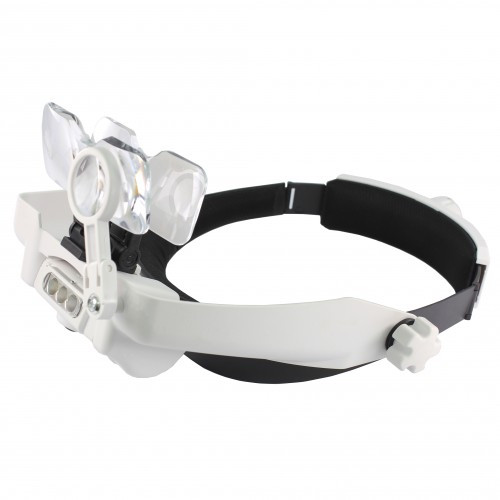 Бінокулярні окуляри зі світлодіодним підсвічуванням MG 82000MC Білий (46299)