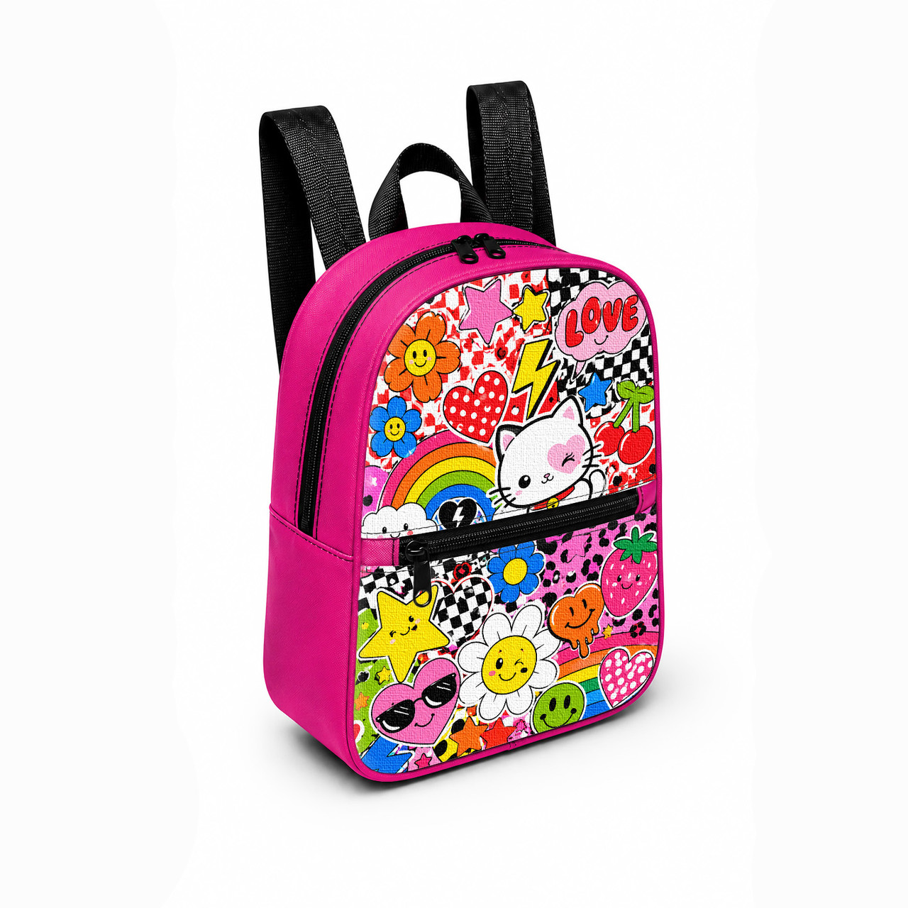 Дитячий міні-рюкзак Kitty Pop для дівчинки, 28×24×10 см, рожевий