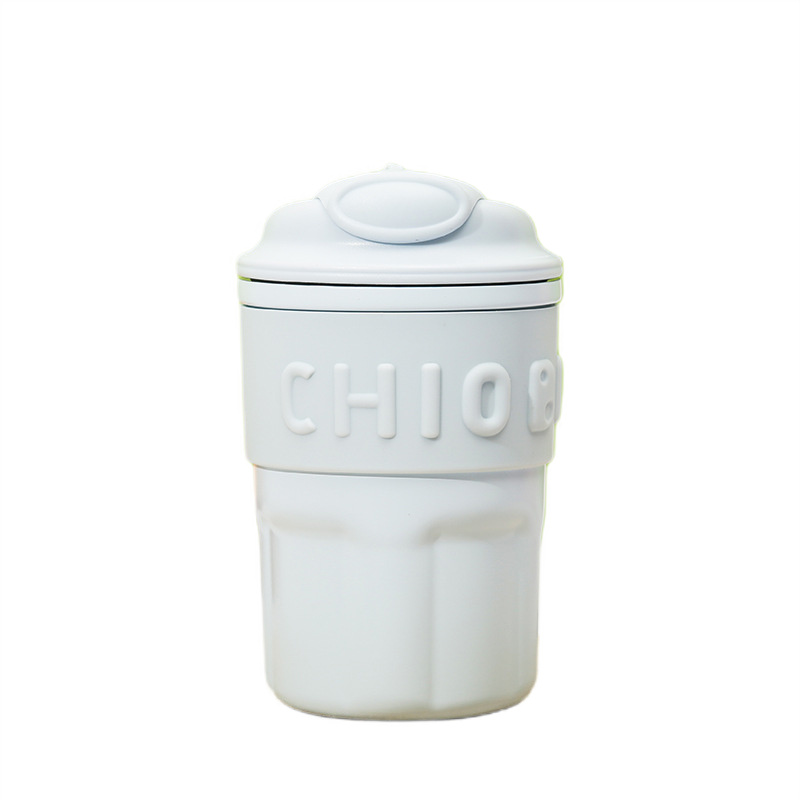 Термочашка з трубочкою YIWU Chiobbe 450 мл Блакитний (HP-14-18BL)
