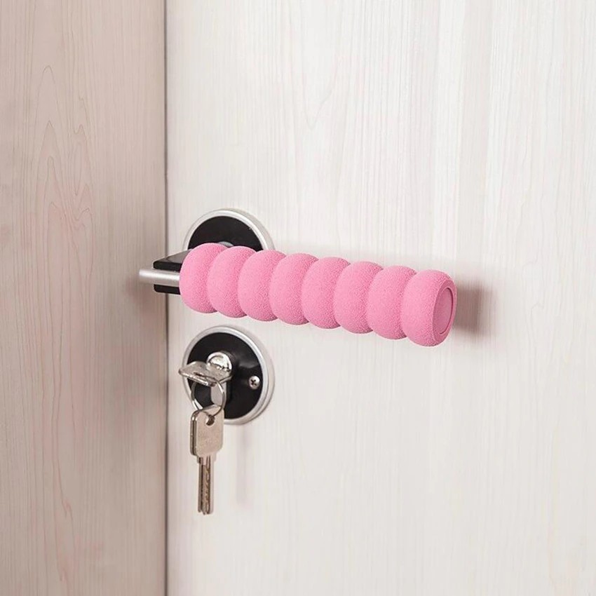 Протиударний чохол на дверну ручку Byfa BY-872 Рожевий