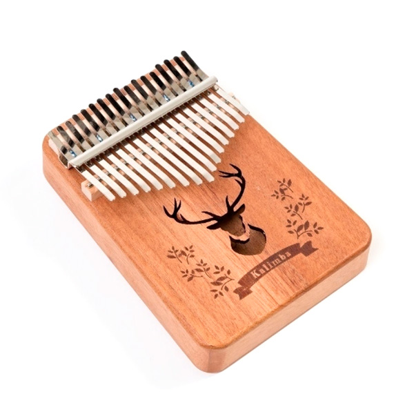 Музыкальный инструмент Kalimba Ka523bj41 на 17 язычков Олень Коричневый