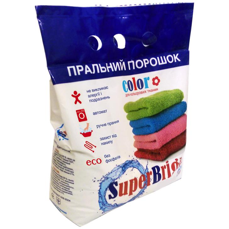 Стиральный порошок Super Bright для цветных тканей 3 кг (90706534)