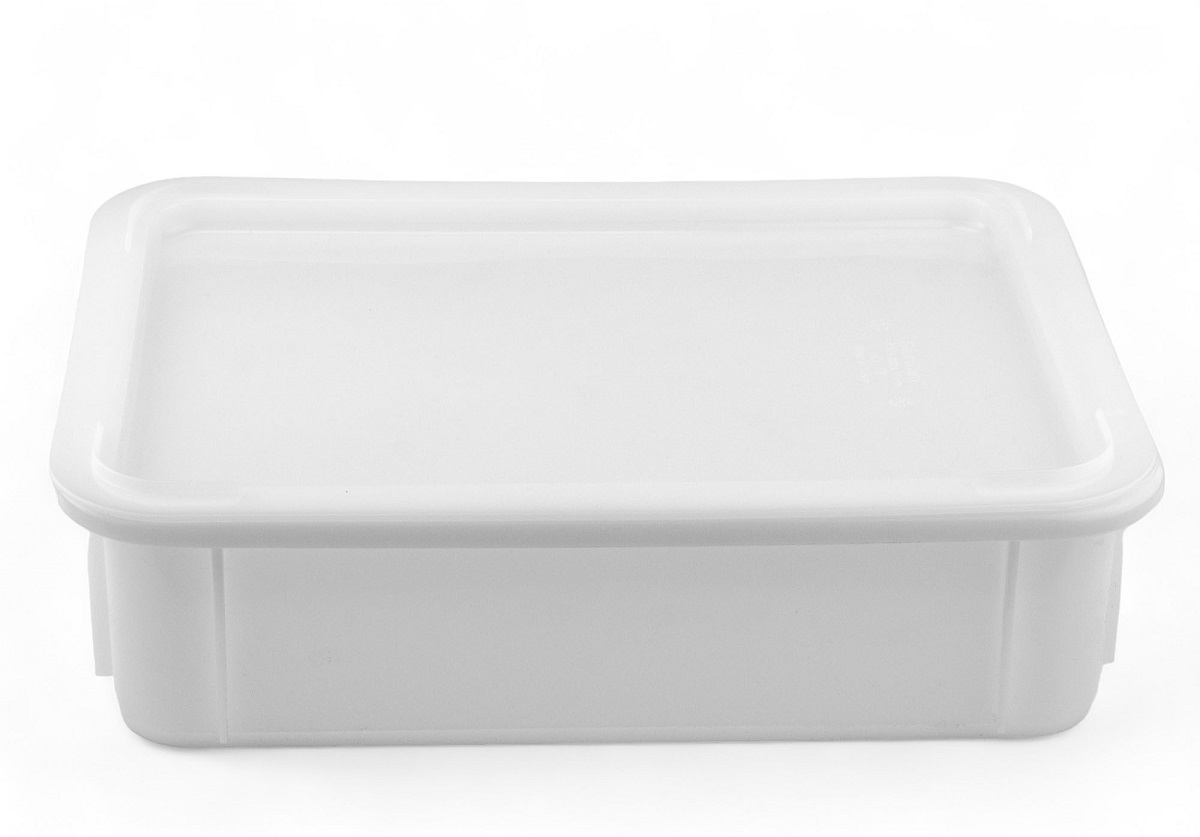Контейнер для тіста без кришки One Chef 8 л 40×30×10 см Білий
