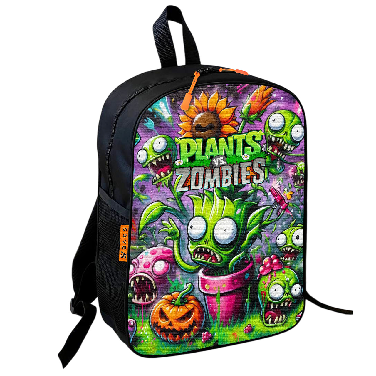 Дитячий шкільний рюкзак Plants vs. Zombies 36х27х13 см різнокольоровий