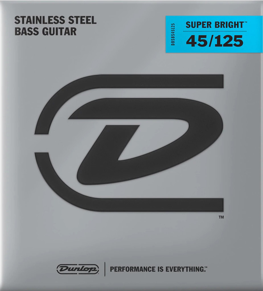 Струни для бас-гітари Dunlop DBSBS45125 Super Bright Steel Bass 5 Strings Light 45/125