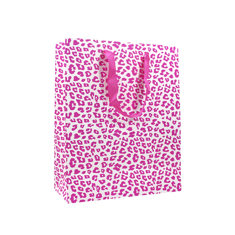 Подарунковий пакет PPW PAPER Lesko ZD013 Pink Leopard Big