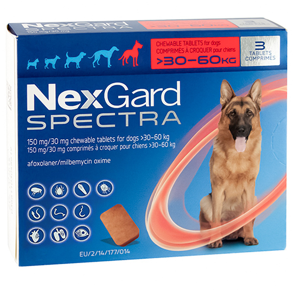 Противопаразитарное средство NexGard Spectra 30-60 кг 3 таб