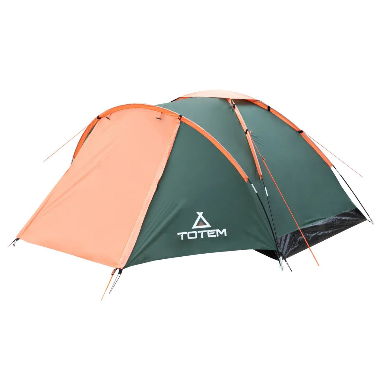 Палатка двухместная Totem Summer 2 Plus V2 TTT-030 однослойная с тамбуром 235 х 205 х 110 см Зелёный