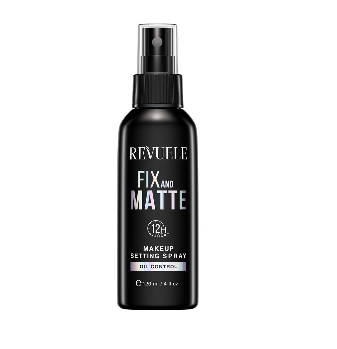 Спрей для фиксации макияжа REVUELE Fix and Matte 120 мл (5060565104822)