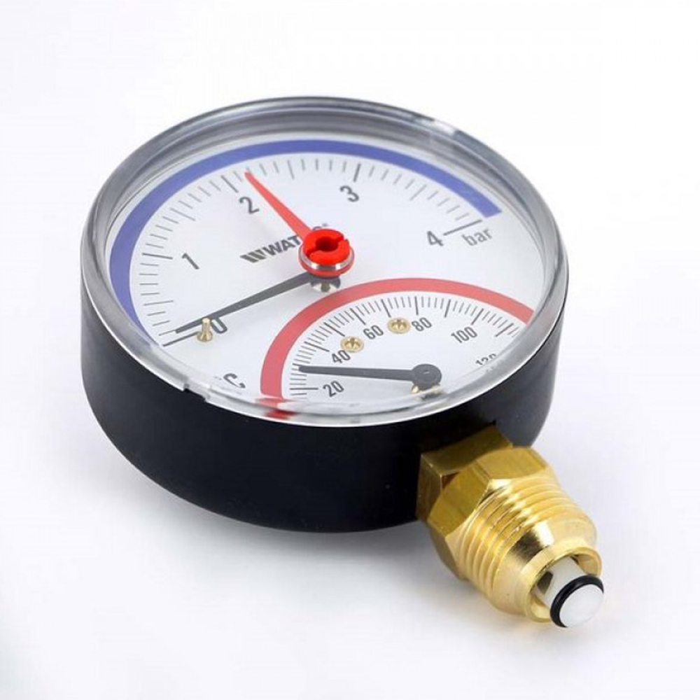 Термоманометр Watts 120° С вертикальный