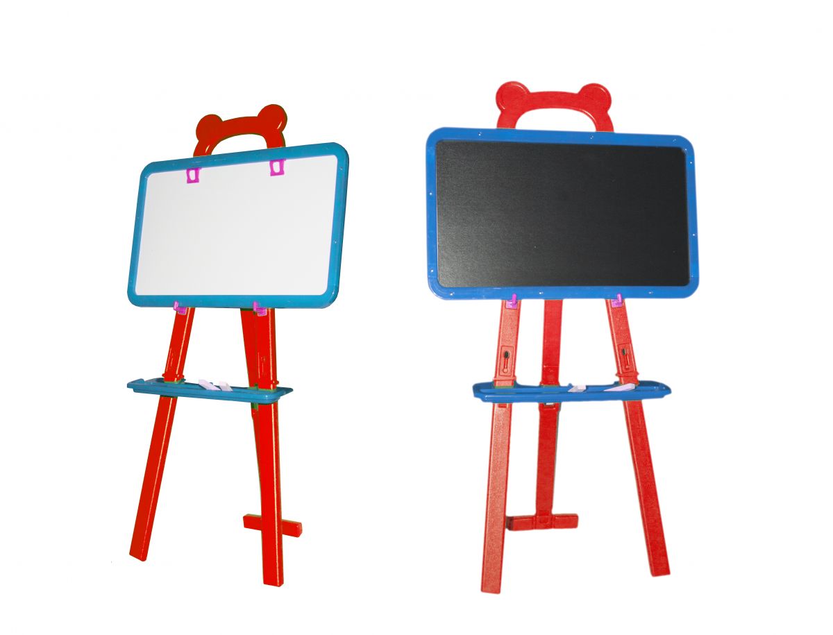 Детский мольберт 2 в 1 красный Kinderway (KW-51-001)