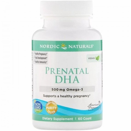 Омега 3 Nordic Naturals Prenatal DHA 500 mg 60 Count