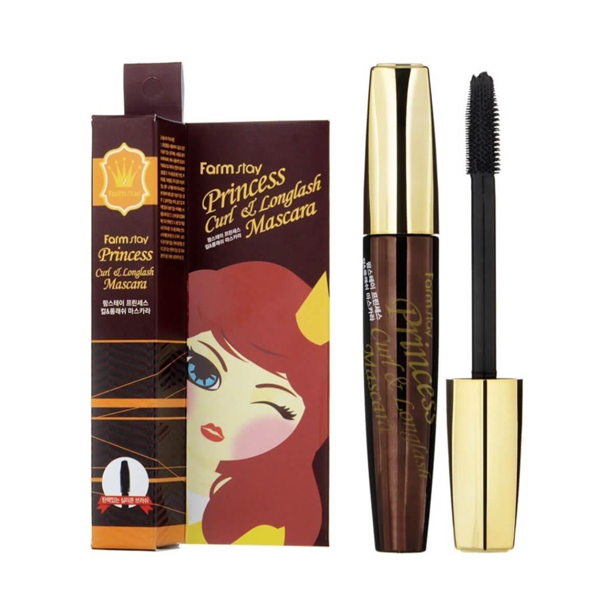 Тушь для подкручивания и удлинения ресниц Farmstay Princess Curl & Longlash Mascara 12 г (8809324207315)