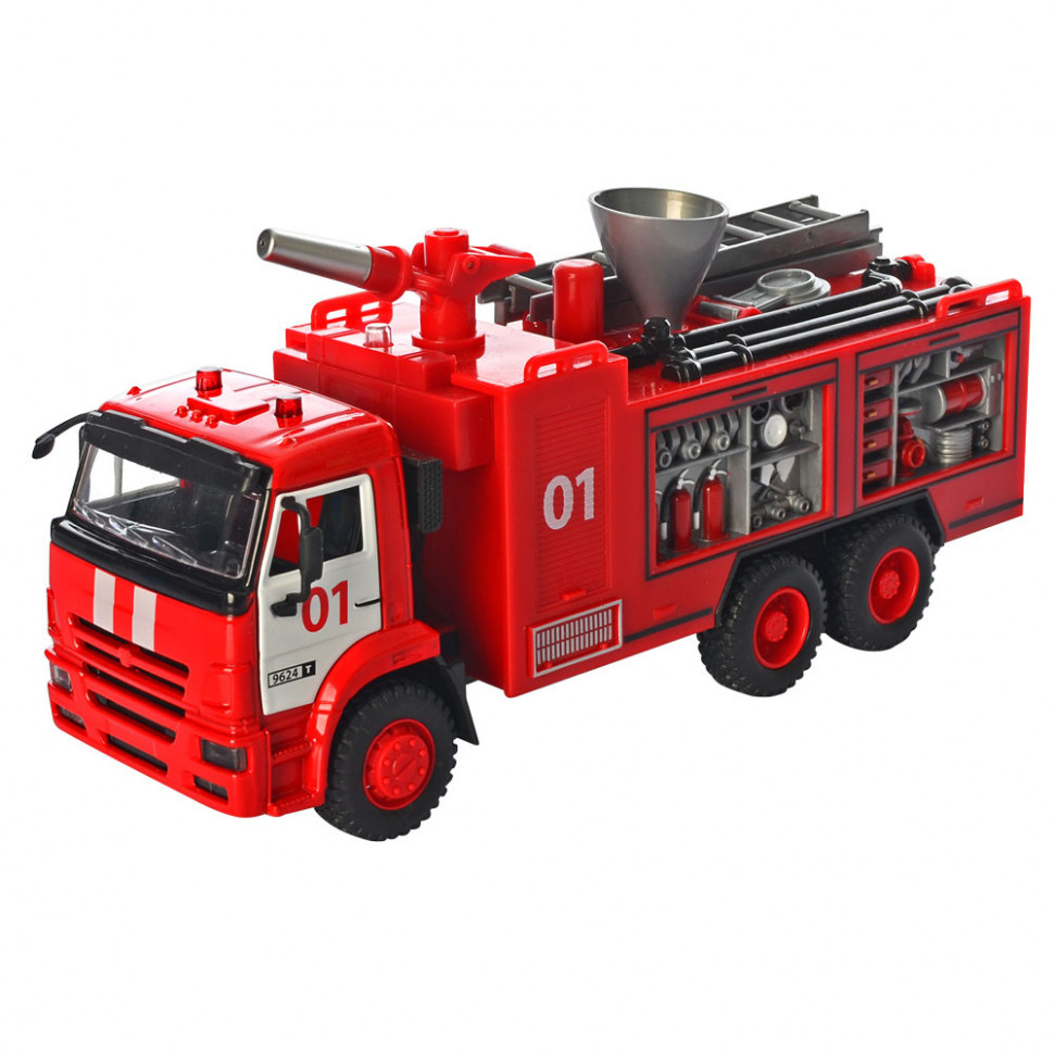 Пожарная машинка Красная (Jkl9624)