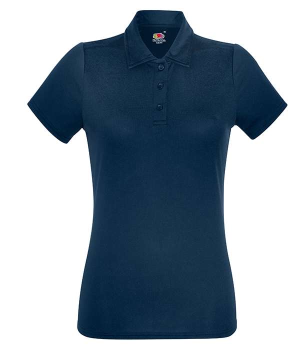 Поло Fruit of the loom Performance polo Lady-Fit XL Темно-синий (63-040-0)