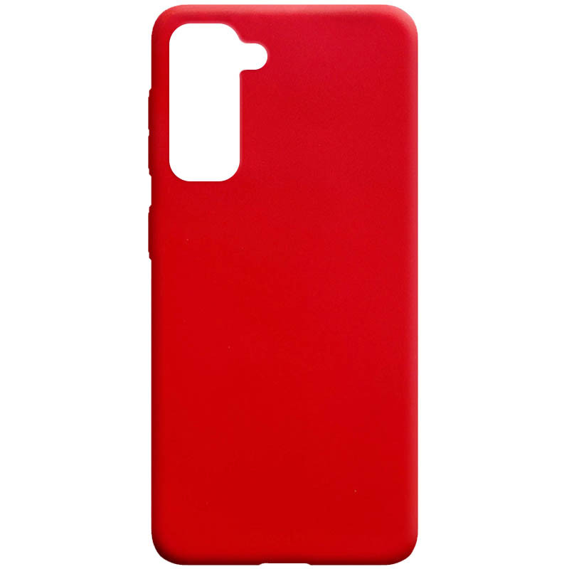 Силіконовий Чохол Candy для Samsung Galaxy S21+ (Червоний) 1101186