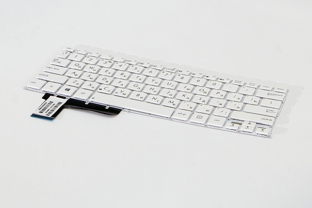 Клавіатура для ноутбука Asus X201/X202/S200/ White RU (A1567)