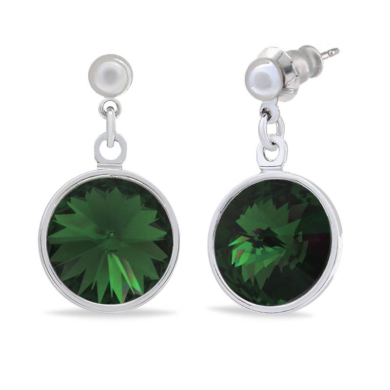 Сережки KOBI Rivoli Kolo 12 мм зі Swarovski (7740-1076-13-32)
