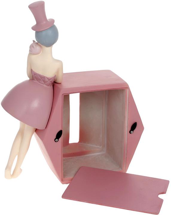 Салфетница 23х8.5х30см Pink Девочка с кошкой Bona DP118469