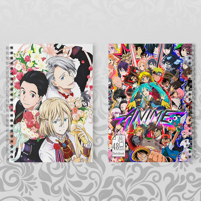 Скетчбук Юри на Льду Аниме Yuri on Ice (7285)
