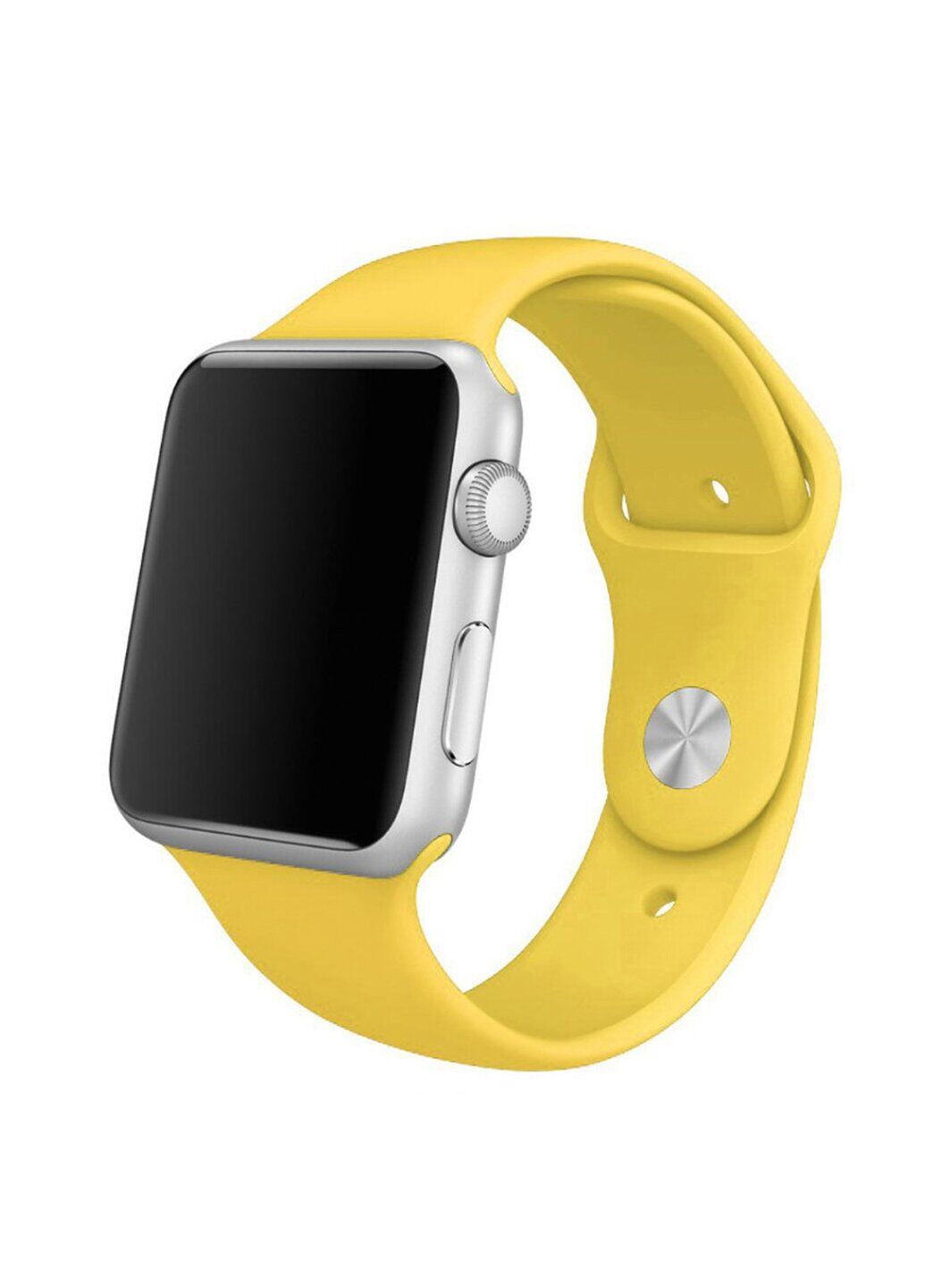 Ремінець Sport Band для Apple Watch 42/44mm силіконовий size(s) ARM Series 5 4 3 2 1 Lemonade