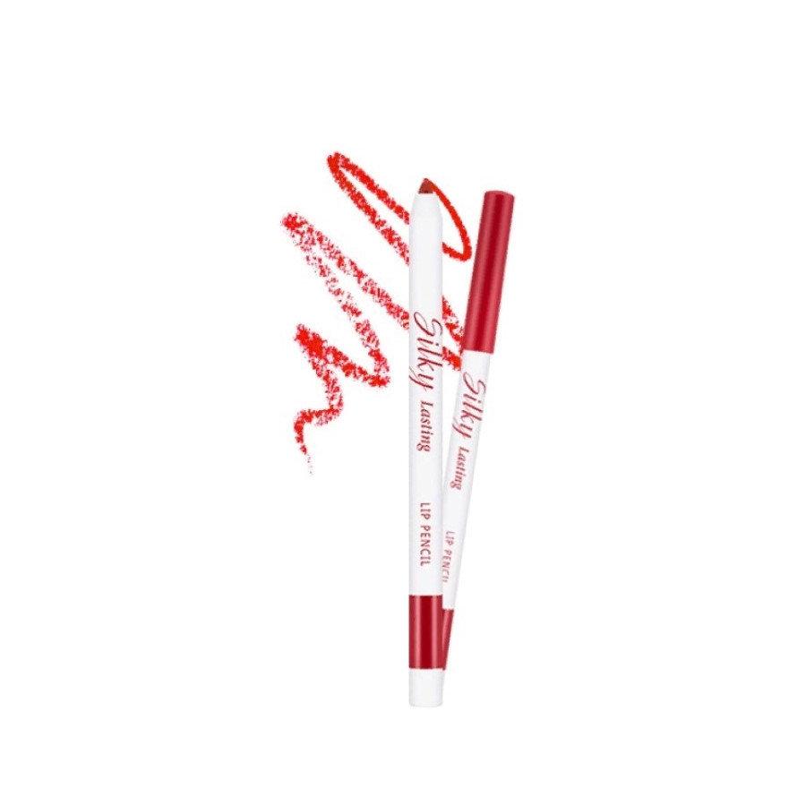 Багатофункціональний олівець для губ 3в1 Missha Silky Lasting Lip Pencil RD04/Apple Burnt 0,25 г 8809530059937