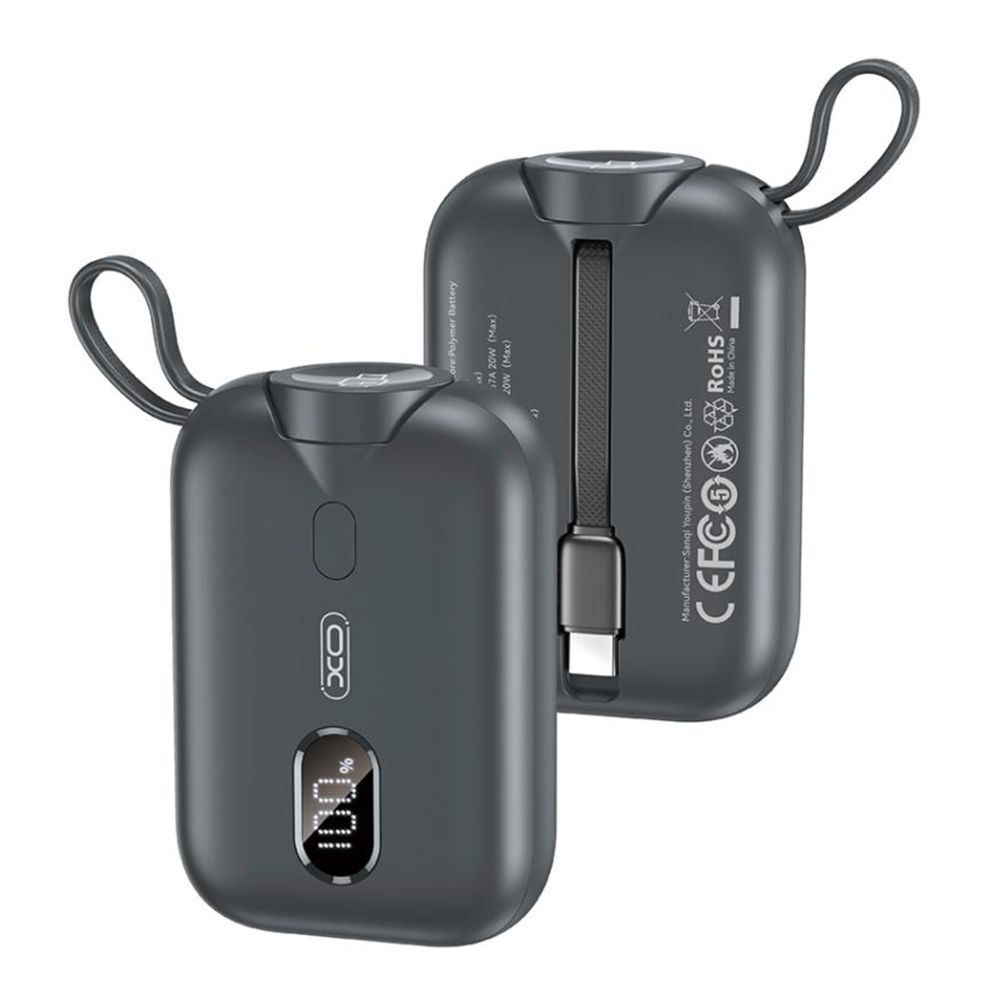 Універсальна мобільна батарея XO PR260 10000 mAh 20W Black (37076_3610213)