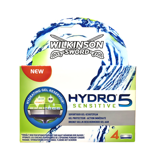 Змінні касети для гоління Wilkinson Hydro 5 Sensitive - 4 шт (1017)