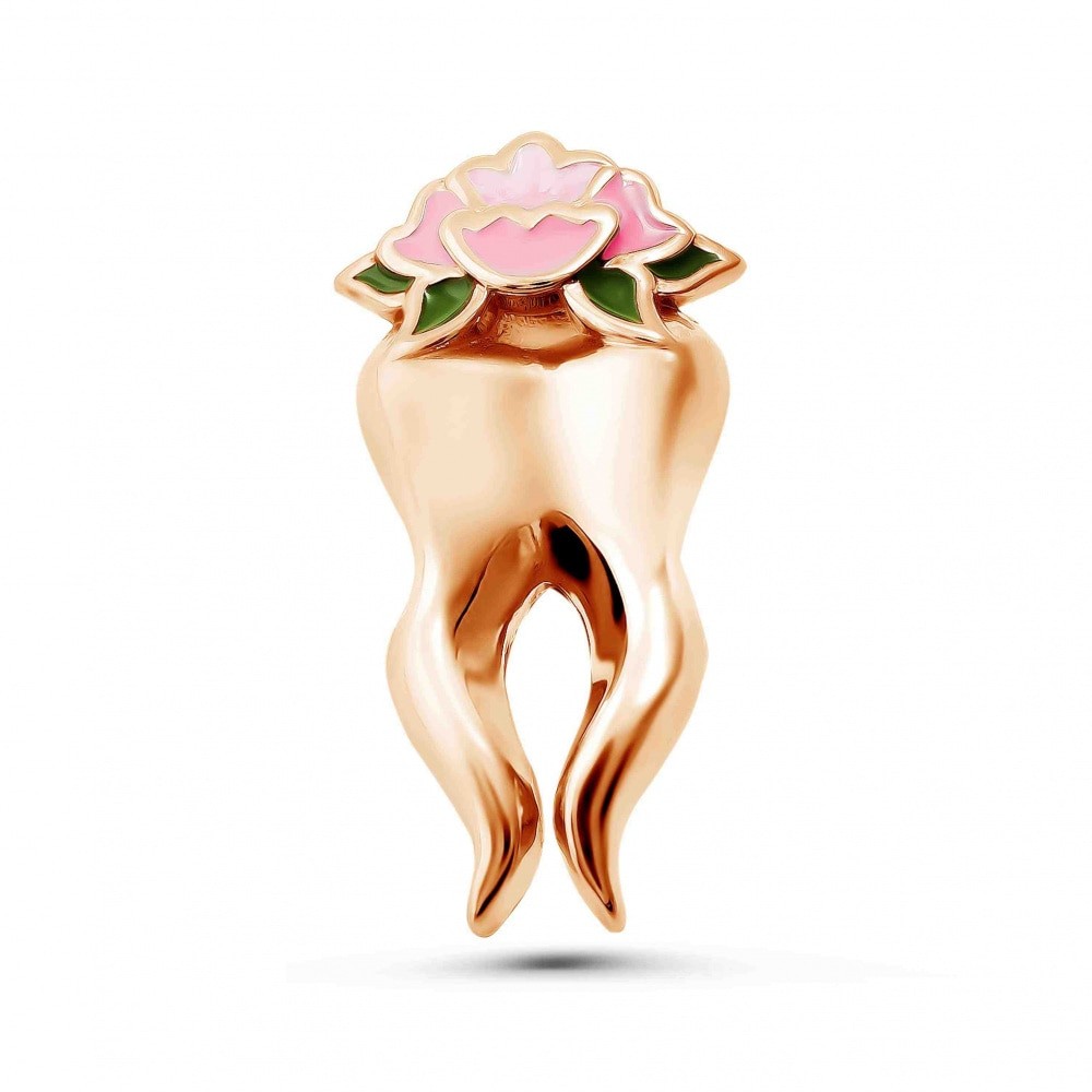 Значок BROCHE Зуб золотистый BRGV113376