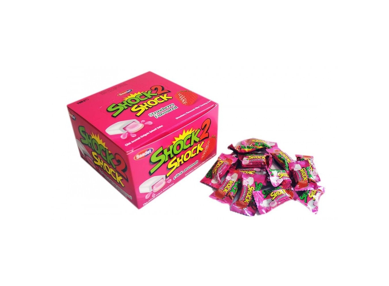 Блок жуйок Shock 2 Shock Полуниця 229-18425314
