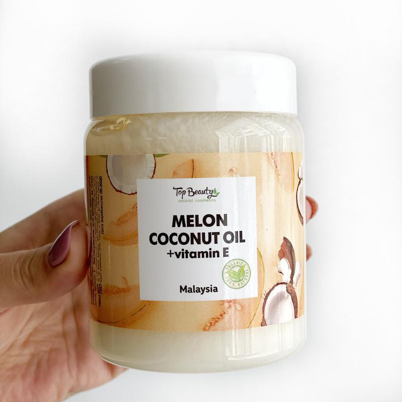 Ароматизована олія для обличчя, тіла та волосся Top Beauty банку 250 мл Melon-Coconut