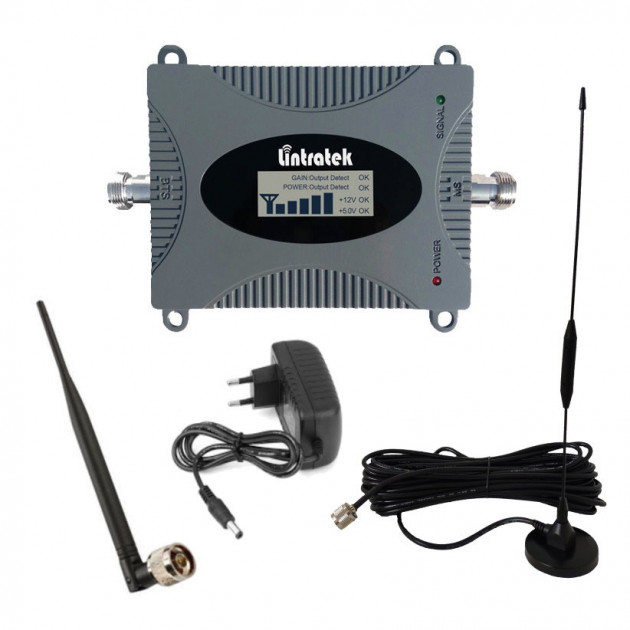 Підсилювач GSM сигналу мобільного зв'язку Lintratek KW16L GSM G900MHz 1800MHz 2100 2G 3G 4G