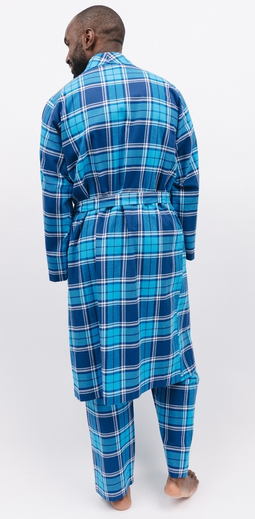 Халат мужской Cyberjammies Felix 6935 M Синий (5051877471757)