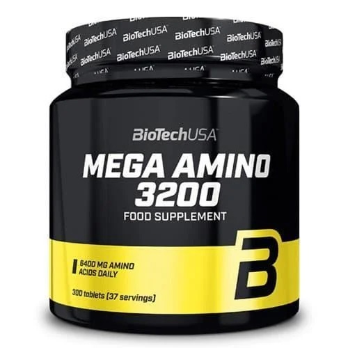 Аминокислота BCAA для спорта BioTechUSA MEGA AMINO 3200 300 Tabs