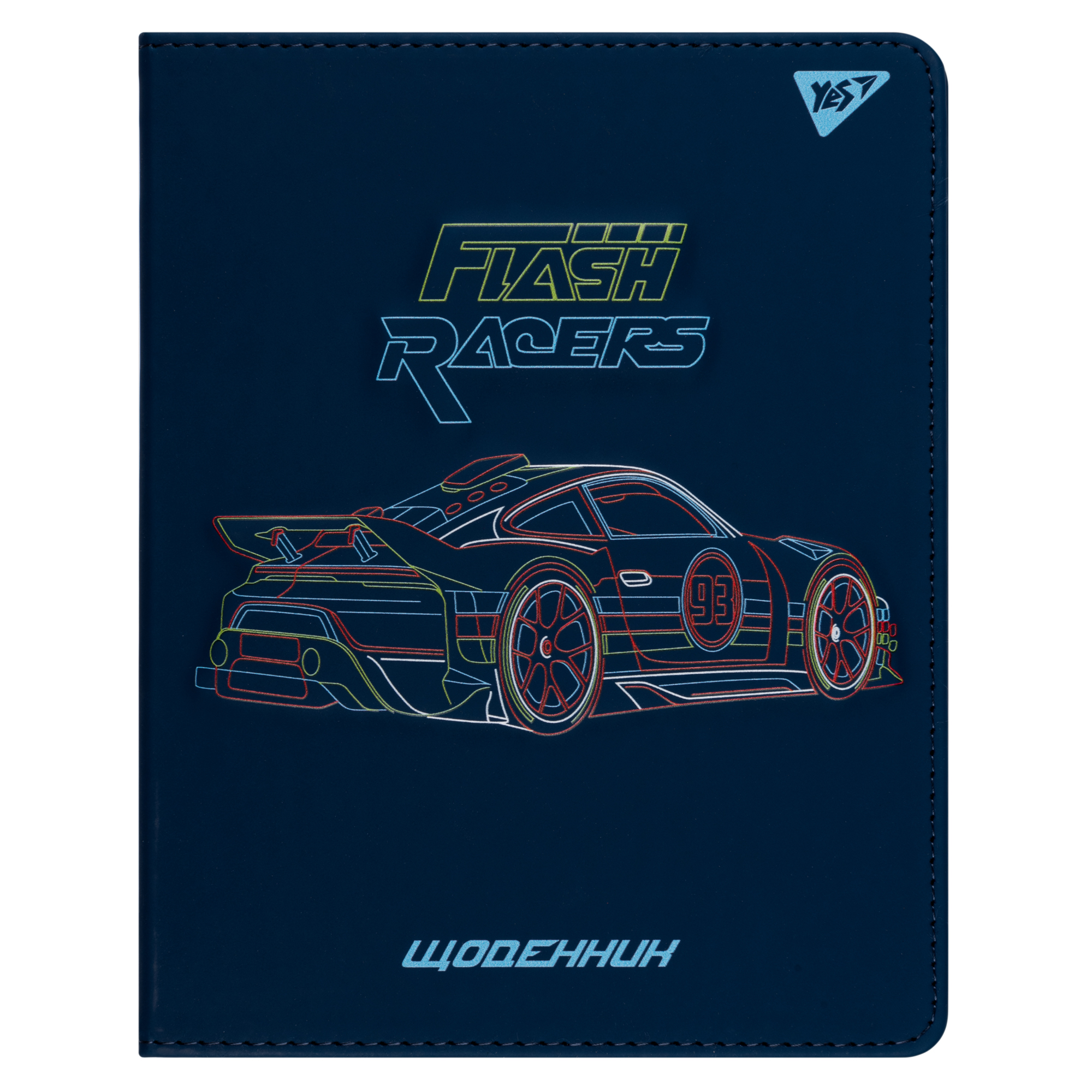 Дневник школьный YES PU Flash racers (911500)