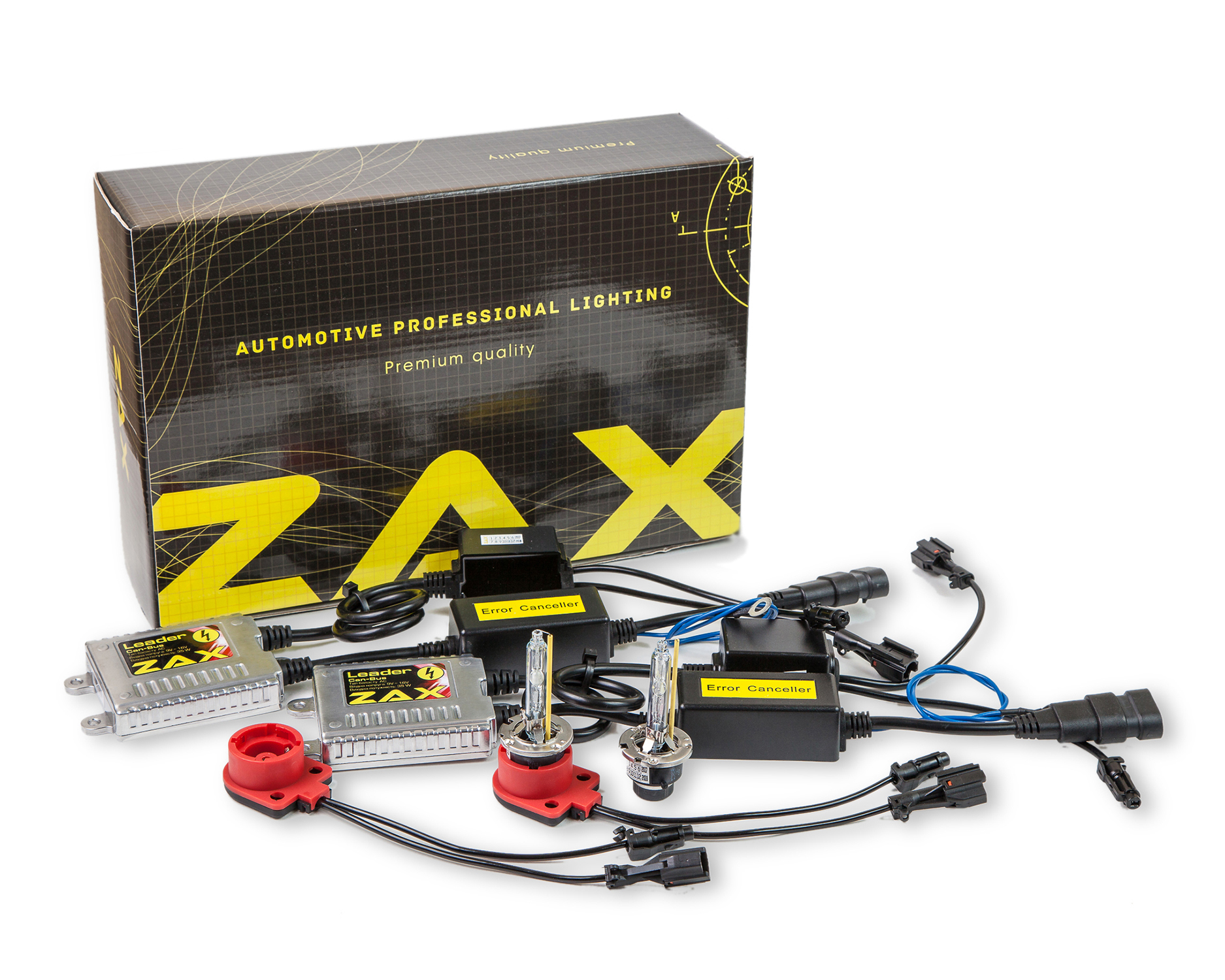 Комплект ксенона ZAX Leader Can-Bus 35W 9-16V D2S +50% Metal 6000K