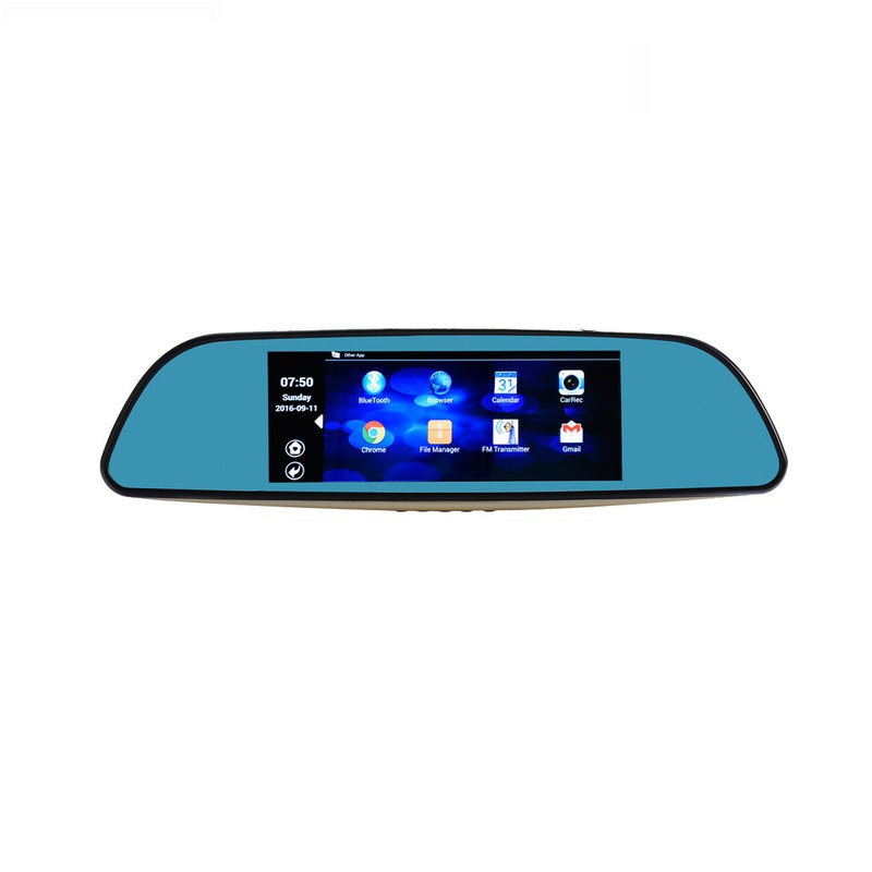Зеркало видеорегистратор Noisy D35 GPS c двумя камерами 1/8Gb WiFi (hub_3sm_548554004)