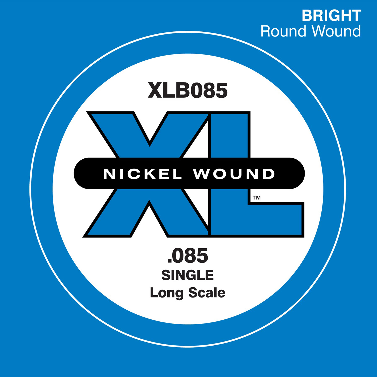 Струна D'Addario XLB085 XL Nickel Round Wound Long Scale .085