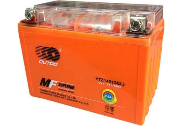 Мото акумулятор Outdo 11,2 Ah UTZ14S (GEL)/(8х) HCOG11,2-1