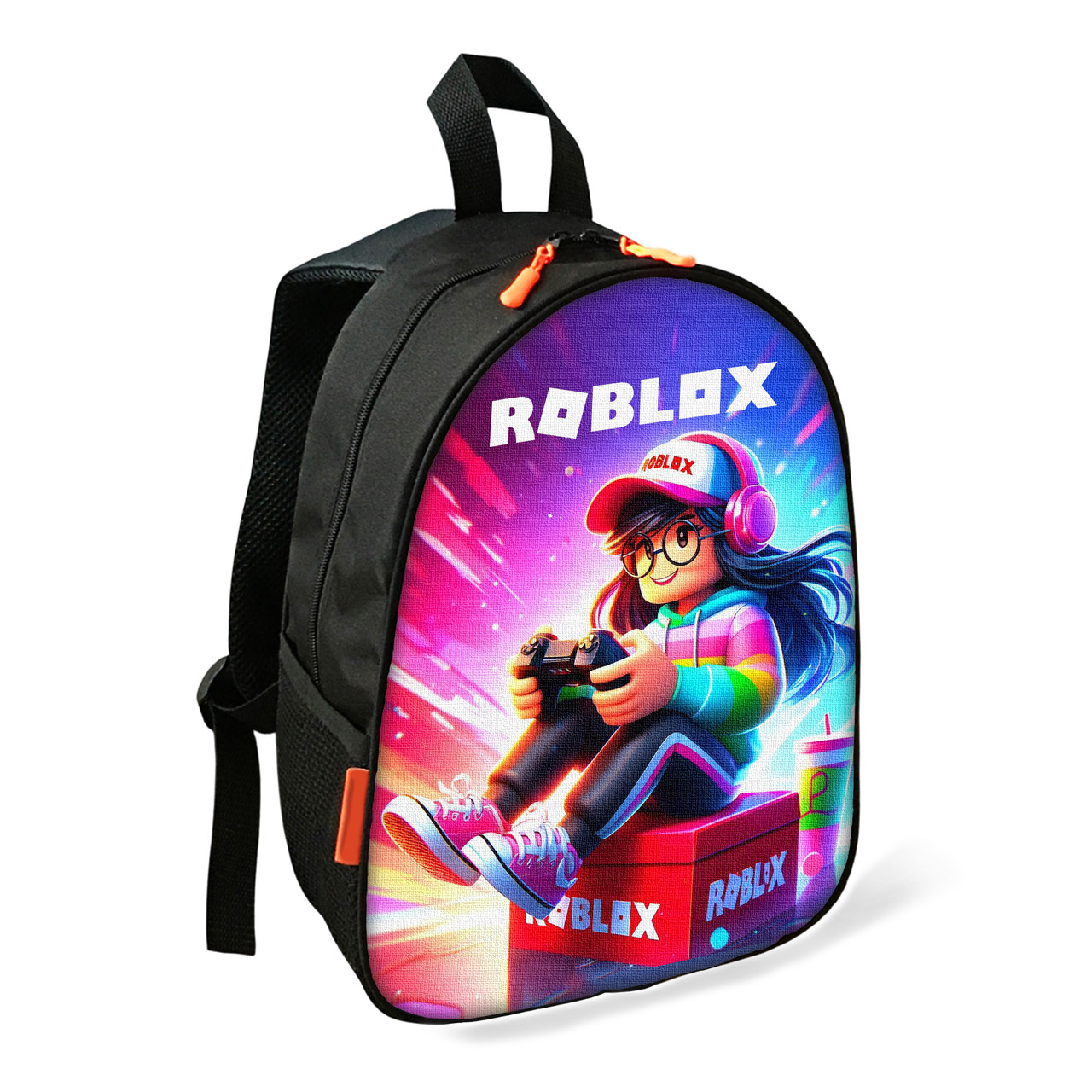 Дитячий шкільний рюкзак Roblox 34×27×13 см, водостійкий, кольоровий принт