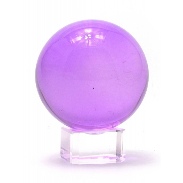 Куля кришталева 5 см Фіолетова (28741)