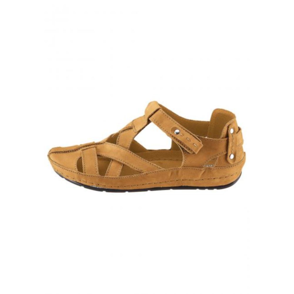 Босоніжки Eddie Bauer Womens Leather Velcro Sandals Lt BROWN 37 Світло-коричневий (7728129LBR)