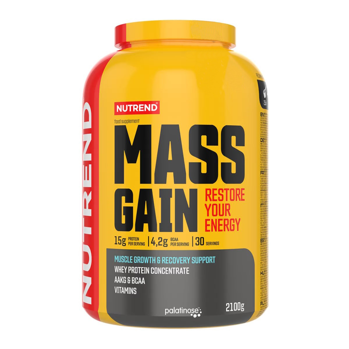 Гейнер Nutrend Mass Gain 2.1 кг Шоколад-кокос (2482721273)