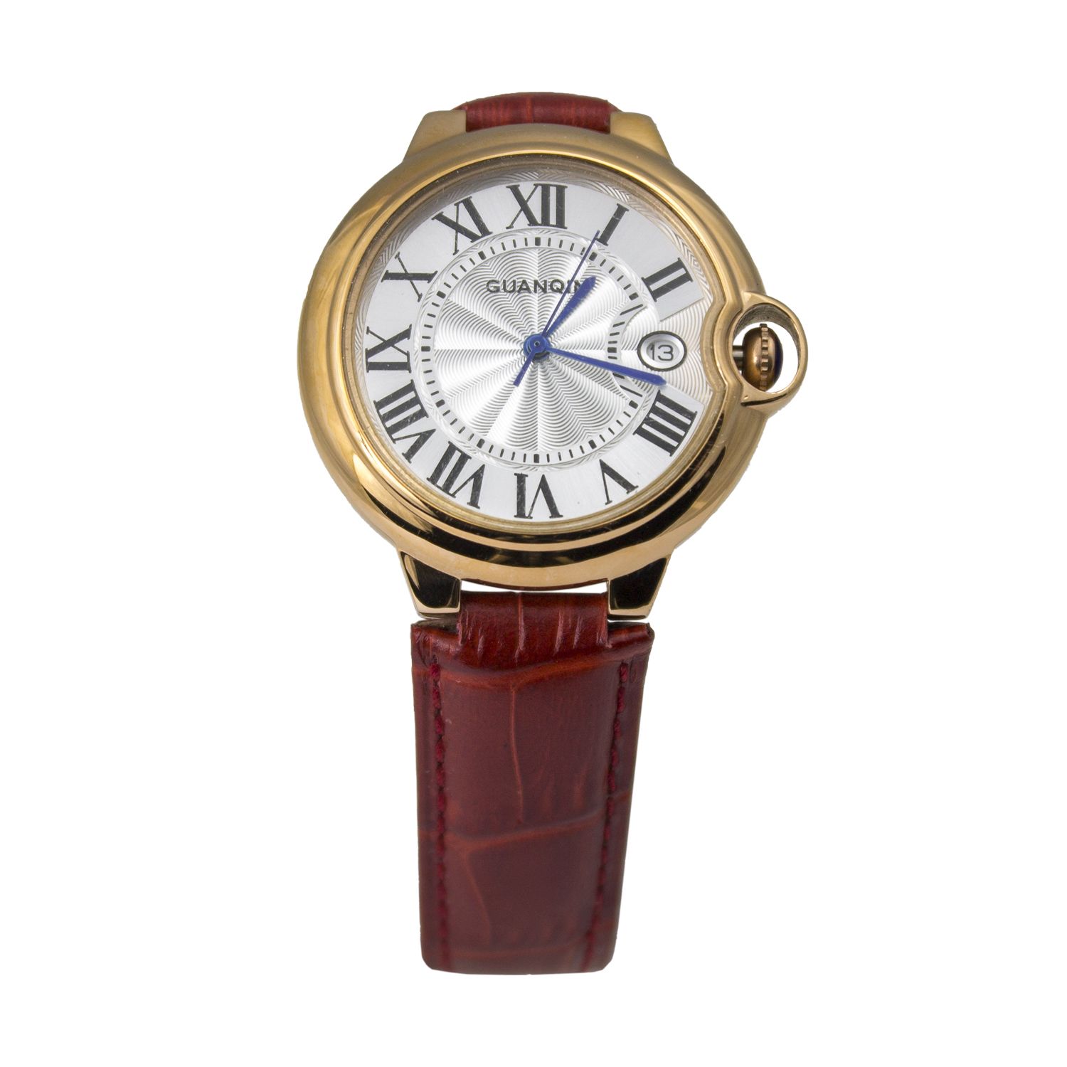Часы Guanqin Gold-White-Red G6807G CL (G6807GGWR)